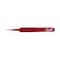 Excel Blades Straight Point Tweezers Needle Point Precision Tweezers Red, 12pk 30427 - alternate 1